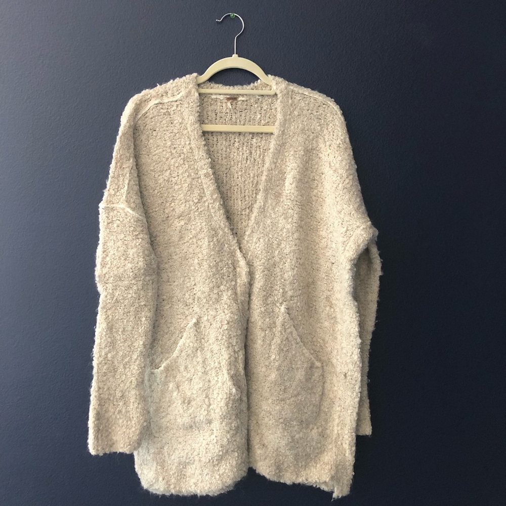 free people: tan sweater